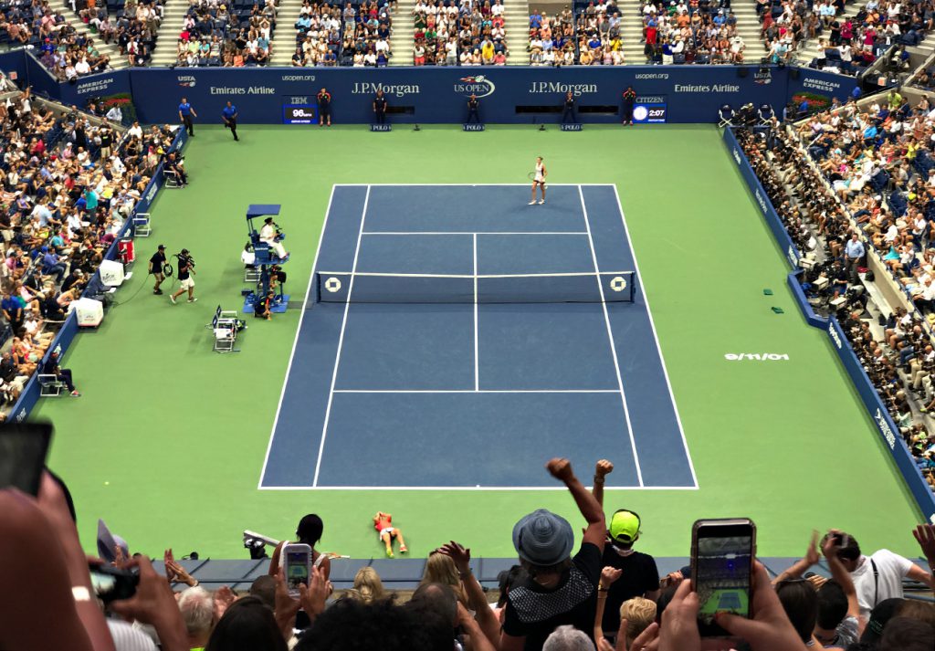 NEW YORK, NY - SEPTEMBER 10:  Angelique Kerber of Germany celebrates her victory in 3 sets against Karolina Pliskova of Czech Republic in the women's final onDay Thirteen of the 2016 US Open at the USTA Billie Jean King National Tennis Center on September 10, 2016 in Queens.  (Landon Nordeman for ESPN)