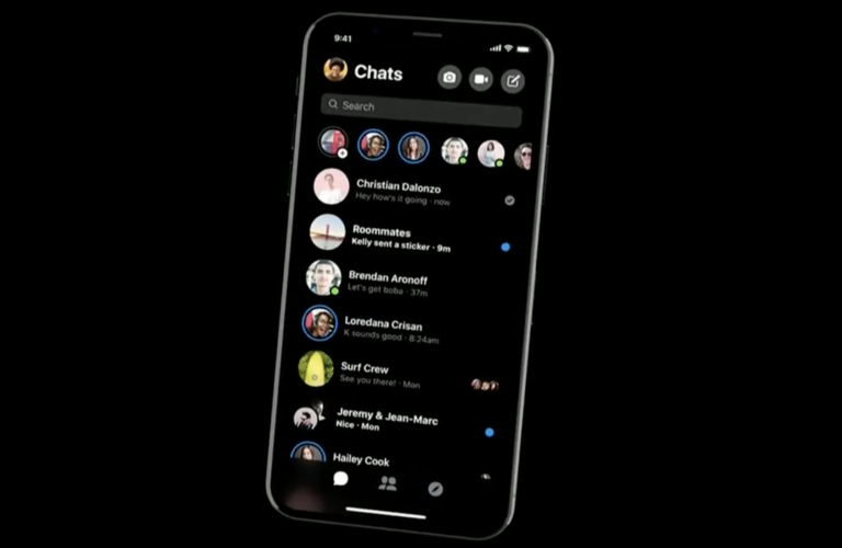 messenger dark mode